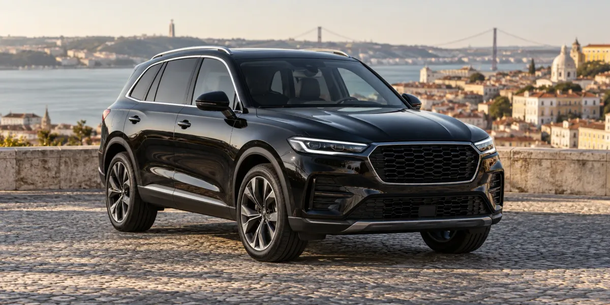 Black business SUV taxi
